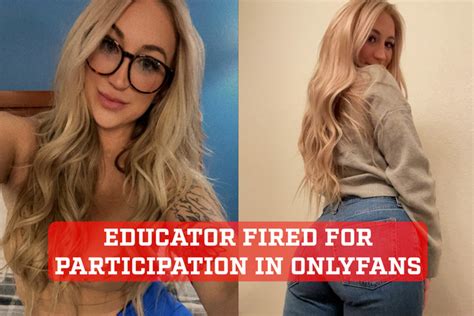 OnlyFans teacher is fired after bosses found her account